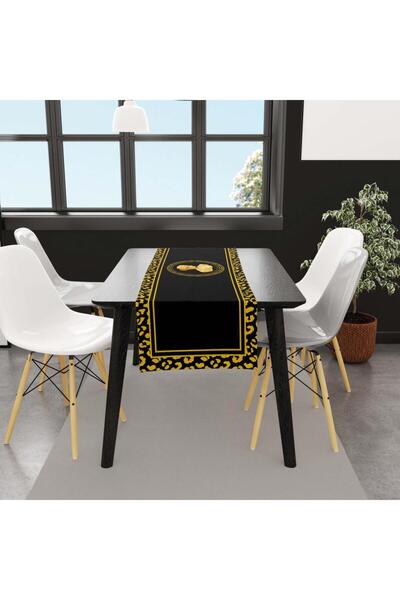 Adawall 140x45cm Black Runner - Thin Linen, Bust Detail, International Wash and Fading Certificate