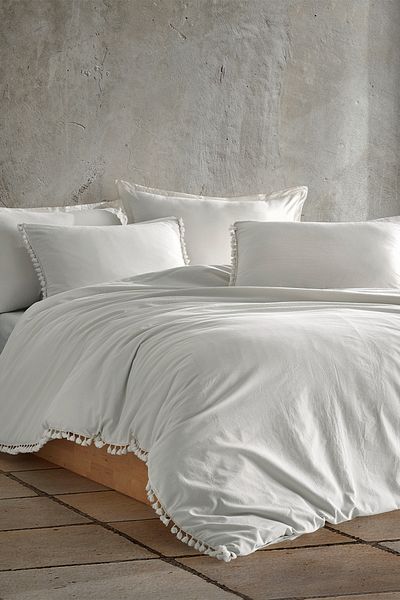 Novella Home Nil Double - Set cuvertură de pilota spălată 100% bumbac