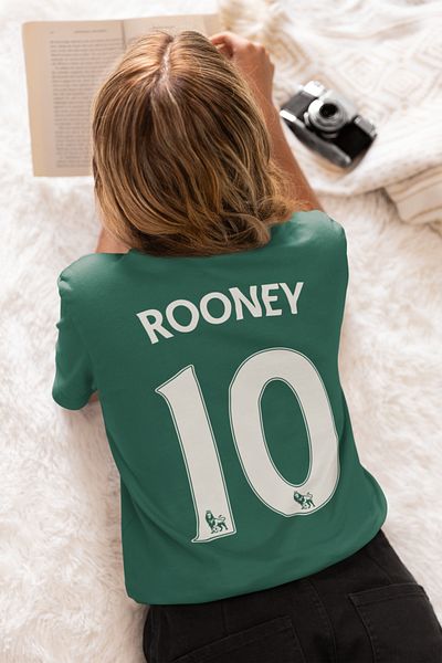 Biy Store Wayne Rooney Printed Green Unisex T-Shirt - Women's and Men's Football T-Shirt