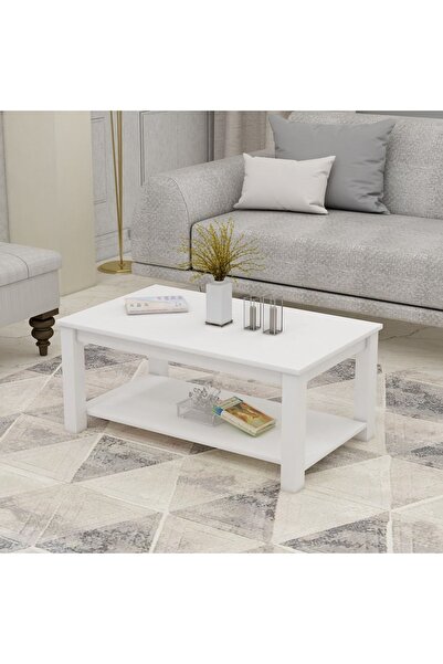 Derya Dekor Larissa Orta Sehpa Beyaz