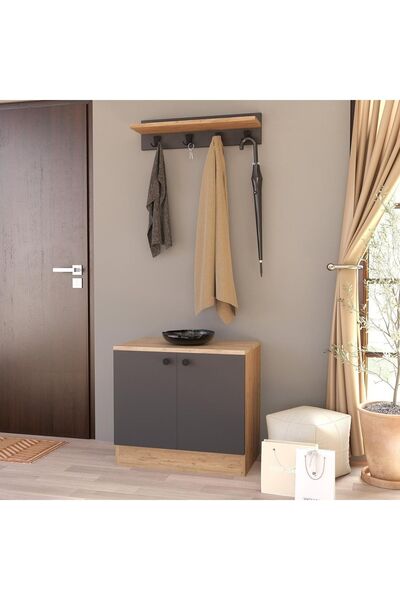 Bimossa G3220 Sofia Ikili Ayakkabılık Antrasit - Sepet