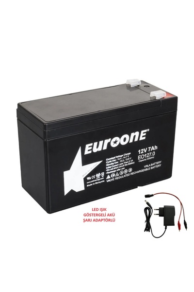 Bvs Elektronik 12 Volt 7 Amper Akü- Yanında Led Işık Dolum Göstergeli Adaptör...