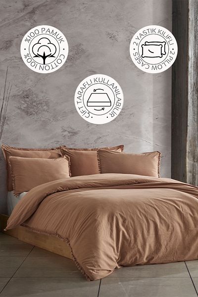 Novella Home Комплект завивки Nil Single 100% памук, който може да се пере