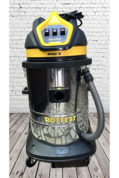 Rottest Pro 3 RT372 C 3 Motorlu Islak Kuru Süpürge