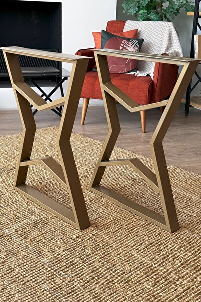 TOLIAHOME Metal Masa-Yemek Masası- Çalışma Masası Ayağı 2 Adet Ayak 72 Cm Mob...