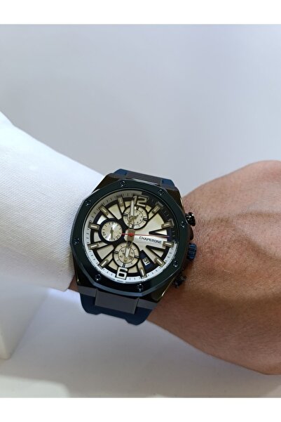 Chaperone Mavi Silikon Erkek Kol Saati