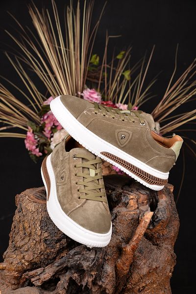Pierre Cardin Ανδρικό Premium Χακί Sneaker - 100% Δερμάτινο, Κομψότητα και Άνεση με Καινοτόμο Στυλ