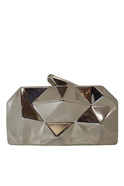 WMİLANO Portofoliu clutch pentru rochie de seară pentru femei cu carcasă tăia...