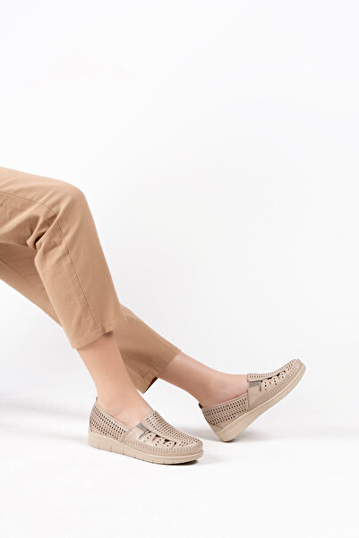 YADE MODA Hakiki Deri Full Ortapedik Özel Tabanlı Tam Ortapedik Anne Ayakkabısı