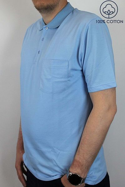 TANİŞ GİYİM Μπλουζάκι με κηρήθρα πόλο με τσέπες - 100% βαμβάκι, μερσεριζέ, φαρδιά κοπή
