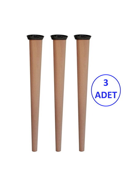 Fawdecor Ahşap Konik Ayak - Boy 47 cm - BÜYÜK BOY (Large)