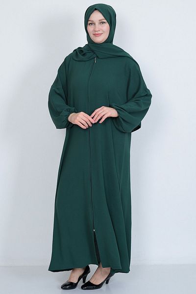 MARQUANT Μπαλόνι μανίκι με φερμουάρ Crew Lang Hijab Ferace