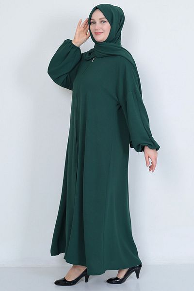 MARQUANT Μπαλόνι μανίκι με φερμουάρ Crew Lang Hijab Ferace