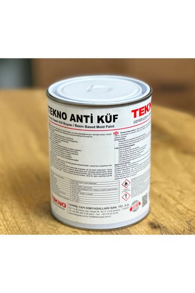 TEKNO ANTİ KÜF REÇİNE ESASLI NEM RUTUBET KÜF BOYASI 1 VE 3 KG