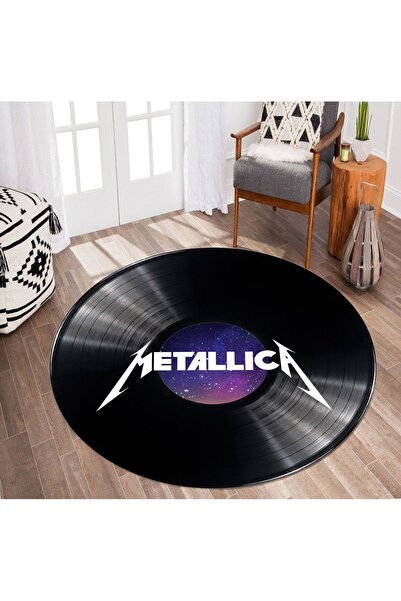 Emiroğlu Metalica Logolu Gerçek Plak Şeklinde ,Yıkanabilir Hali ,Süngerli Yüzey- KAYMAZ DOT TABAN