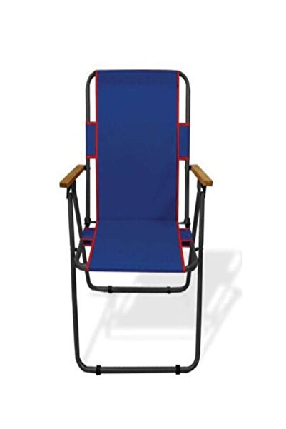 HomeClass Katlanabilir Plaj Piknik Sandalyesi Mavi 4 ADET