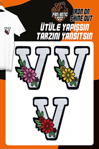 FANTASTIC ARMA 3 ΤΕΜ. Σετ υφαντών κορδονιών που κολλάει με σίδερο για το γράμ...