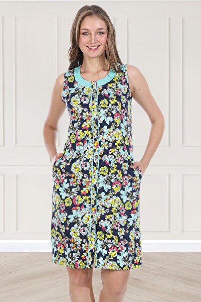 Bella Linda Γυναικείο νυχτικό φόρεμα με κουμπιά