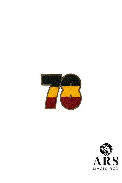 Ars Magic Box ARS Magic Box - Petice adeziv pentru călcat la cald, prosop pentru colegiu și braț, mărime mare (medie pentru braț HV 0,50-91 cm) VIP