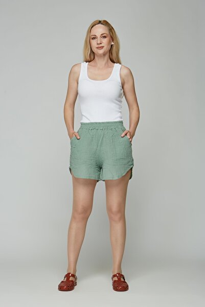 estewoman شورت موسلين بجيب قطن 100%