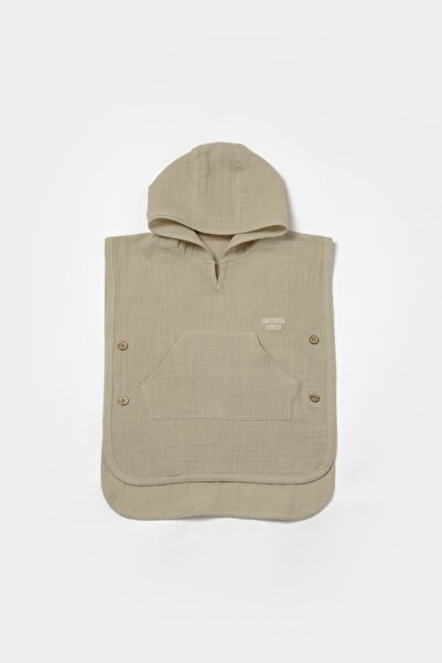 BabyCosy Organik Wear Kapüşonlu Plaj Havlusu