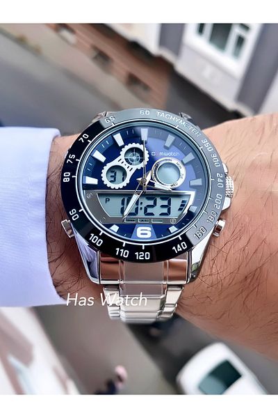 Comwatch Men's Wristwatch - Waterproof Metal Cord Product with 2 Years Warranty