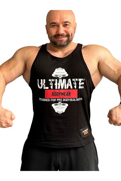 ULTIMATE BODYWEAR Μαύρο Energy Tanktop