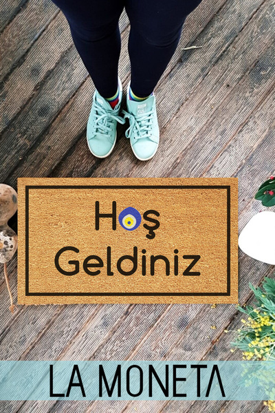LAMONETA Nazar Boncuklu Hoş Geldiniz Koko Paspas