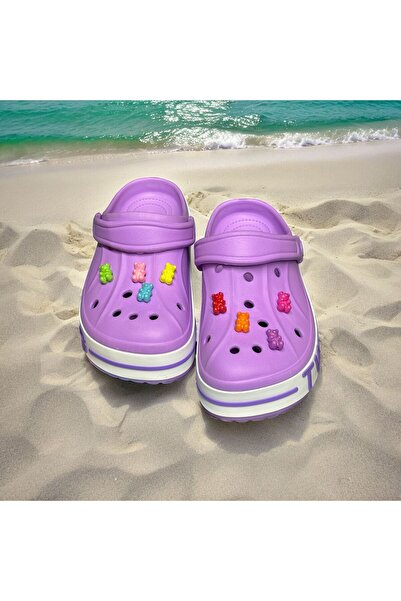 Crocs Terlik Süsü Rengarenk Ayıcıklar 5 Adet Karışık Gönderim (İstediğiniz Renkleri Yazabilirsiniz)