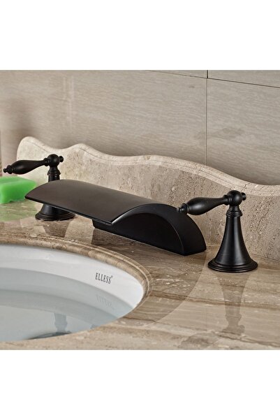 OEM شلال جديد أسود غير لامع - صنبور جاكوزي مدمج