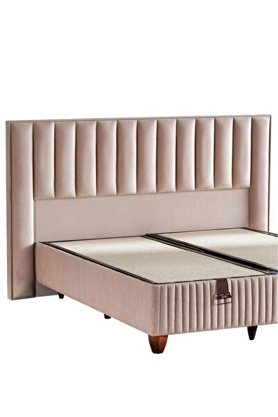 Niron Yatak Hades Başlık Çift Kişilik Yatak Başlığı - Krem Babyface Kumaşlı L...