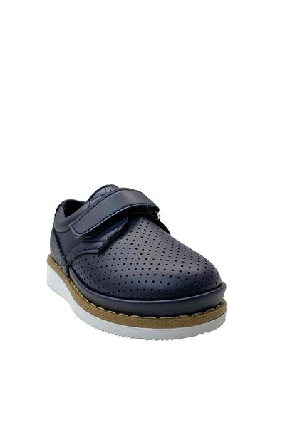 Tuğba Ortopedi Navy Blue Orthopedic Boy's Classic Shoes - 400