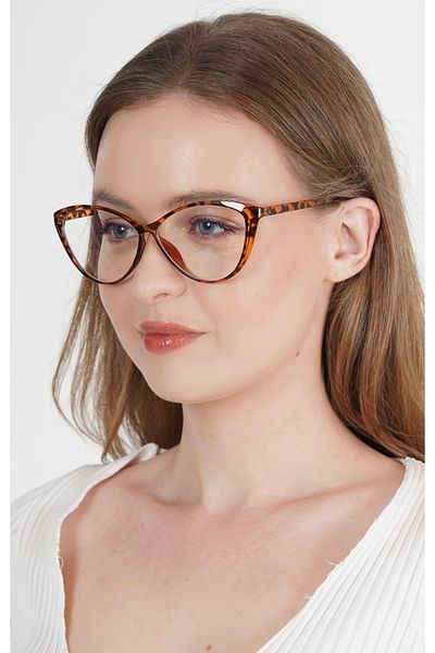 LOOKUP Blue Light Protection Glasses - Anti Blue Light, Changeable Glasses, Cat Eye Frame
