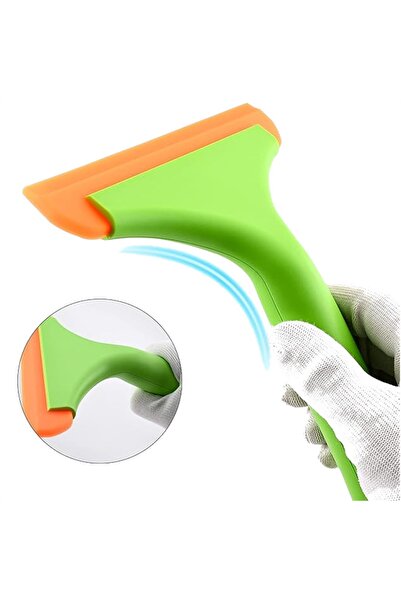 caraks مقبض أخضر برتقالي من السيليكون لفيلم نافذة السيارة وجهاز سحب الرقائق ا...