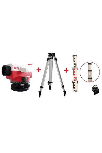 Genel Markalar NA24 Otomatik Nivo Seti - WindNA24 Nivo Takımı Tripod ve Mira ...