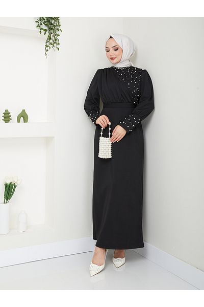 Kirazgym Kleid mit Perlendetails für besondere Anlässe