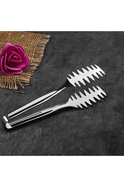 Avcı Luxury 3-Piece Tongs Serving Set 18/10 Stainless Steel