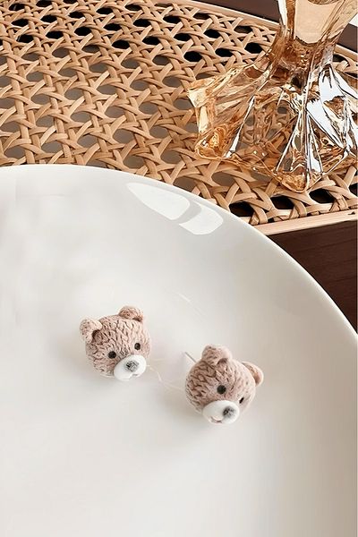ELMATOLYE Animal Figure Minimal Design Earrings - Women's and Girls' Trend