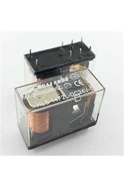 Arduino Hls-14f2l-24volt 16amper Şeffaf Tek Kontak Röle 8 Pin