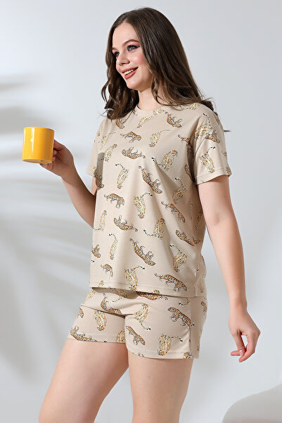 LİKAPA طقم بيجامة LIKAPASHOP مع شورت