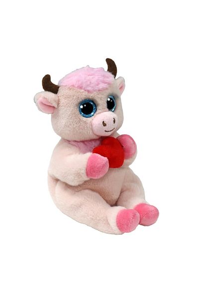 TY Beanie Boos بقرة على شكل قلب مقاس 20 سم - TY Beanie Bellies Sprinkles