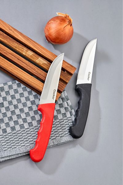 Cooker سكين الجزار الفاخر من الفولاذ المقاوم للصدأ - قطعة واحدة