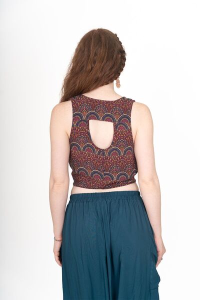 Clandestino Μωβ μπλούζα με παράθυρο - Προτεινόμενη πλάτη