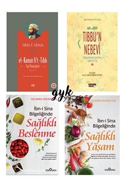Eski Yeni Yayınları İbni Sina el-Kanun fi't-Tıp - Tıbbu'n Nebevi - Sağlıklı B...