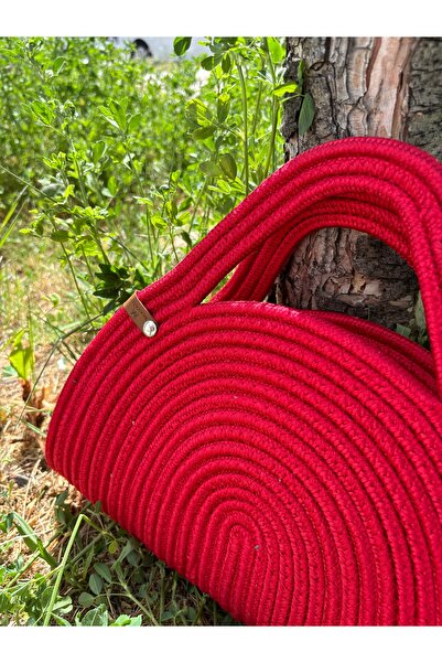 MaVaux Mia Hasır Jüt Clutch Çanta