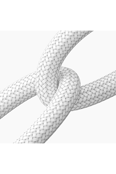 Ebotek Apple Macbook Air / Pro ve İpad 240w Type-c To Type-c Hasır Örgü 2 Metre Macbook Hızlı Şarj Kablosu