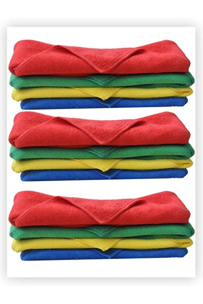 ETS Economical Woven Microfiber Cleaning Cloth Set of 12