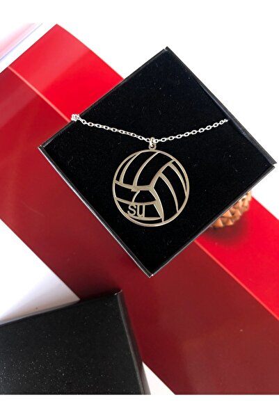 Genel Markalar Voleybol Topu Kolye 925 Ayar Gümüş