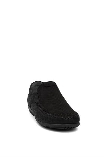 Ayakkabı Fuarı Elite 24YBtnBRK110 - Men's Black Genuine Leather Casual Shoes