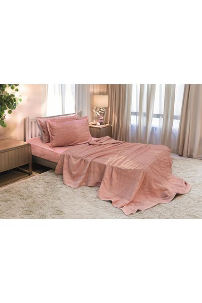 Altınbaşak Set de 3 bucăți pentru o singură persoană - 170x230 cm, 100% bumbac, lenjerie de pat și husă de pernă